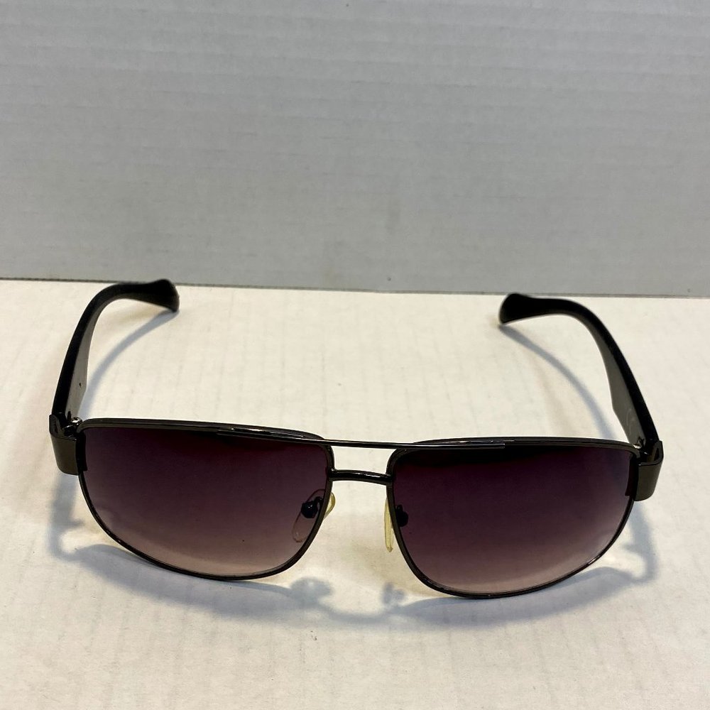 Mens Black Metal & Plastic Sunglasses